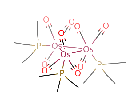 Molecular Structure of 24869-00-9 (Osmium,nonacarbonyltris(triethylphosphine)tri-, triangulo)