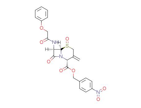 4-Nitrobenzyl [2R-(2alpha,5beta,6alpha,7beta)]-3-methylene-8-oxo-7-(phenoxyacetamido)-5-thia-1-azabicyclo[4.2.0]oCtane-2-carboxylate 5-oxide
