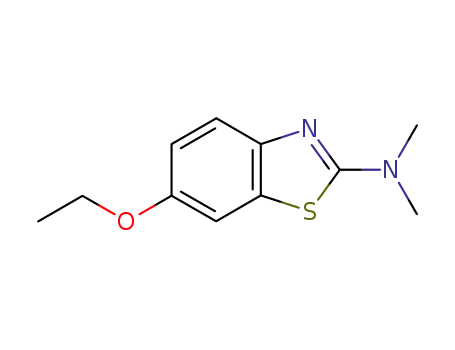 Molecular Structure of 5304-29-0 (6-ethoxy-N,N-dimethylbenzothiazol-2-amine)