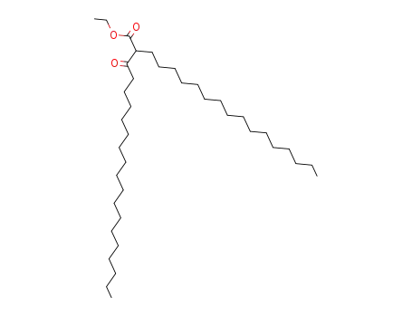 Molecular Structure of 103388-79-0 (2-hexadecyl-3-oxo-eicosanoic acid ethyl ester)