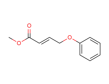 Molecular Structure of 114524-36-6 (2-Butenoic acid, 4-phenoxy-, methyl ester, (E)-)