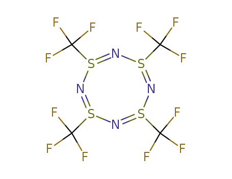 Molecular Structure of 99028-27-0 (tetrakis(trifluoromethylthiazyl))