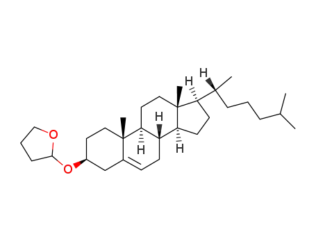 Molecular Structure of 70650-16-7 (cholesteryl-2-tetrahydrofuran)
