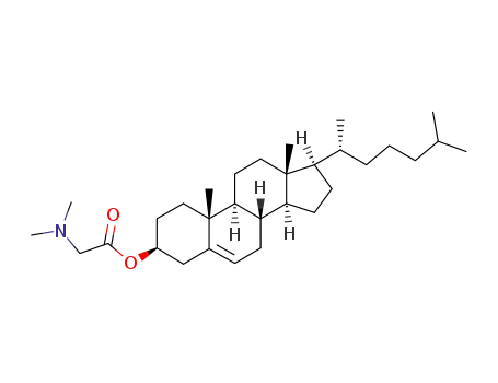 Molecular Structure of 123191-82-2 (cholesteryl 2-(dimethylamino)acetate)