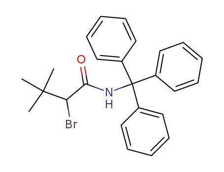 Butanamide, 2-bromo-3,3-dimethyl-N-(triphenylmethyl)-