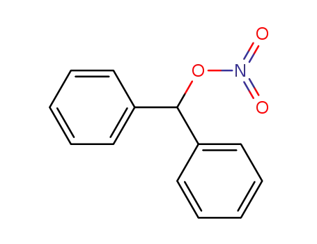Molecular Structure of 100727-40-0 (Benzenemethanol, a-phenyl-, nitrate)