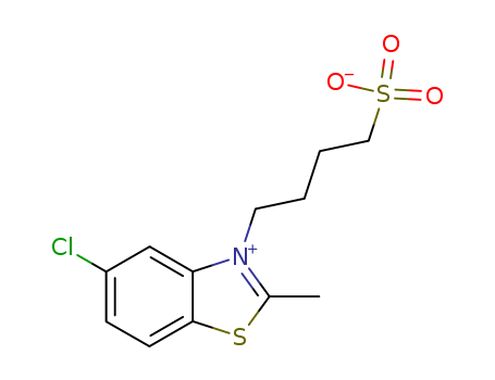 Benzothiazolium,5-chloro-2-methyl-3-(4-sulfobutyl)-, inner salt