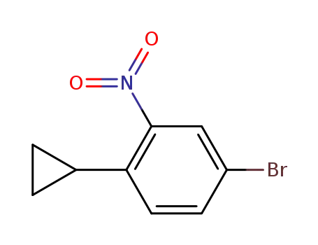 Benzene, 4-bromo-1-cyclopropyl-2-nitro-