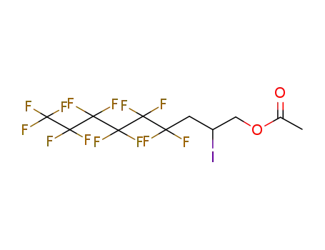 1-Nonanol, 4,4,5,5,6,6,7,7,8,8,9,9,9-tridecafluoro-2-iodo-, acetate