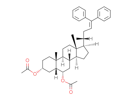 24,24-diphenyl 3α,6α-diacetoxy-5β-cholan-23-ene