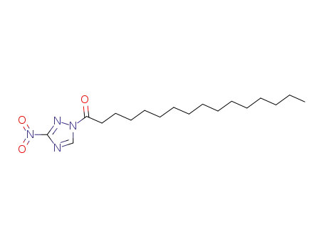 Molecular Structure of 1104640-94-9 (3-nitro-1-palmitoyl-1H-1,2,4-triazole)