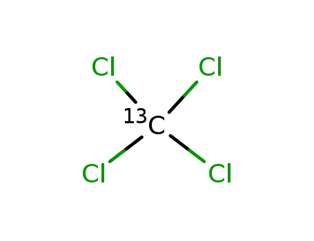 Molecular Structure of 32488-50-9 (CARBON TETRACHLORIDE (13C))