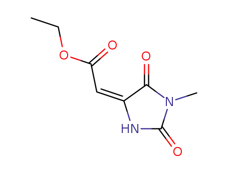 Ethyl 2-(1-methyl-2,5-dioxotetrahydro-4H-imidazol-4-yliden)acetate