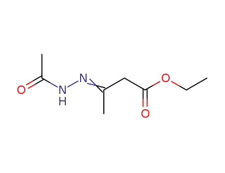 Molecular Structure of 5204-15-9 (ethyl 3-(acetyl hydrazono)butanoate)