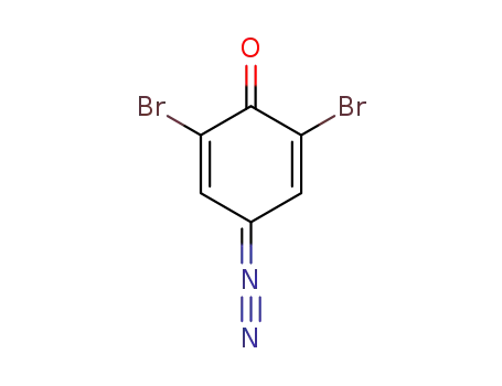 Molecular Structure of 38676-25-4 (4-Diazo-2,6-dibromo-2,5-cyclohexadienone)