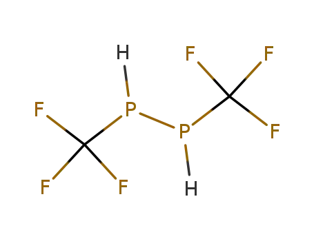 Molecular Structure of 462-57-7 (1,2-Bis(trifluormethyl)-diphosphan)