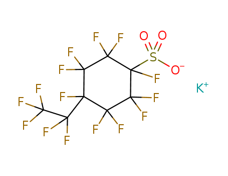 Cyclohexanesulfonicacid, 1,2,2,3,3,4,5,5,6,6-decafluoro-4-(1,1,2,2,2-pentafluoroethyl)-, potassiumsalt (1:1)