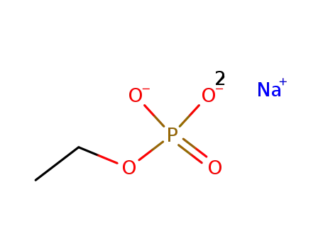 Molecular Structure of 17323-83-0 (Phosphoric acid ethyldisodium salt)