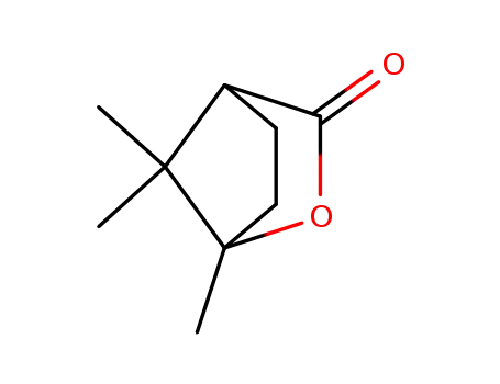 Molecular Structure of 19893-77-7 (2-Oxabicyclo[2.2.1]heptan-3-one, 1,7,7-trimethyl-)