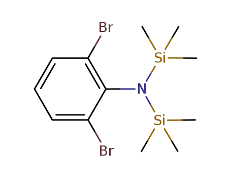 Molecular Structure of 217662-69-6 (2,6-dibromo-N,N'-bis(trimethylsilyl)aniline)