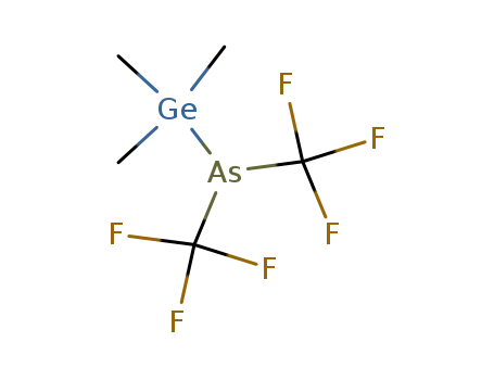 Trimethylgermanyl-bis-(trifluormethyl)-arsin