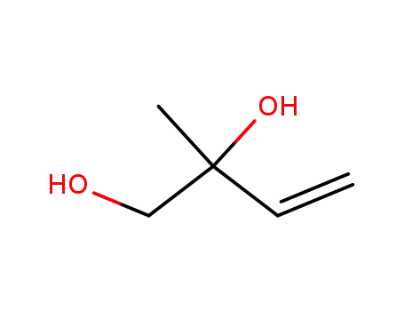 Molecular Structure of 24058-88-6 (2-methylbut-3-ene-1,2-diol)