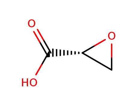 Molecular Structure of 115005-76-0 ((2R)-oxirane-2-carboxylic acid)