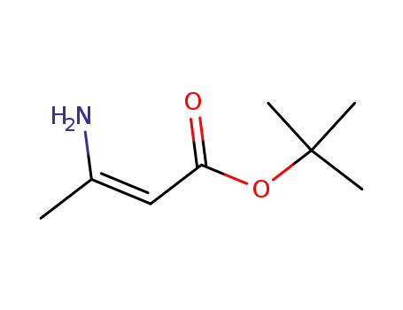 Molecular Structure of 16052-66-7 (3-amino crotonic acid-tert-butylester)