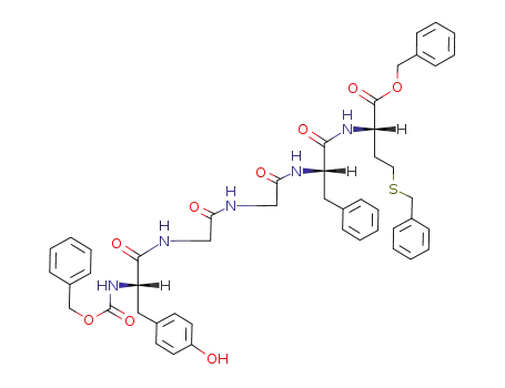 Molecular Structure of 97512-82-8 (Z-Tyr-Gly-Gly-Phe-Hcy(Bzl)-OBzl)