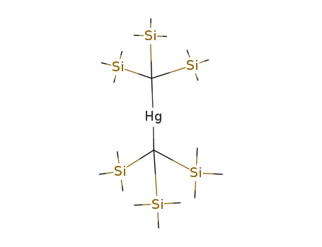 Molecular Structure of 29728-36-7 (Mercury, bis[tris(trimethylsilyl)methyl]-)