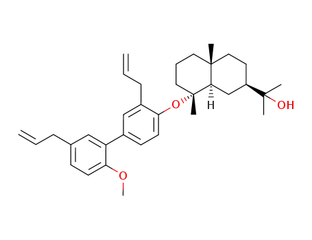 2-[(2R,4aR,8R,8aR)-8-(3,5'-Diallyl-2'-methoxy-biphenyl-4-yloxy)-4a,8-dimethyl-decahydro-naphthalen-2-yl]-propan-2-ol