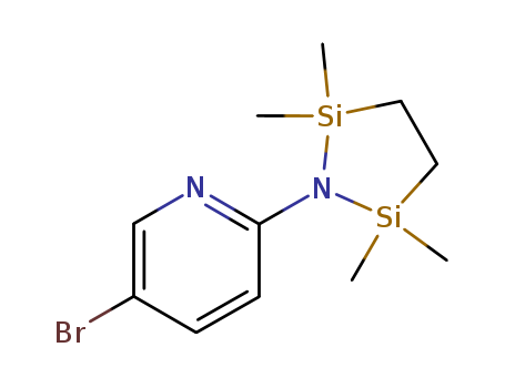 Pyridine, 5-bromo-2-(2,2,5,5-tetramethyl-1-aza-2,5-disilacyclopent-1-yl)-
