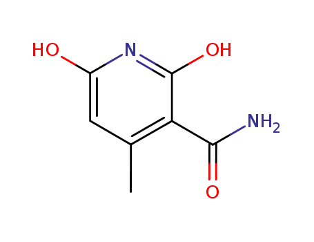 Molecular Structure of 25708-87-6 (3-Pyridinecarboxamide, 1,2-dihydro-6-hydroxy-4-methyl-2-oxo-)