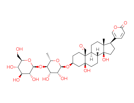 Bufa-20,22-dienolide,3-[(6-deoxy-4-O-b-D-glucopyranosyl-a-L-mannopyranosyl)oxy]-5,14-dihydroxy-19-oxo-,(3b,5b)- cas  13289-18-4