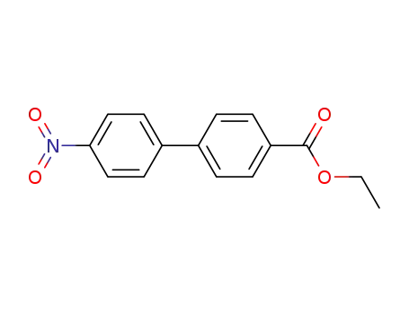 Molecular Structure of 6242-99-5 (Ethyl 4-(4-nitrophenyl)benzoate)