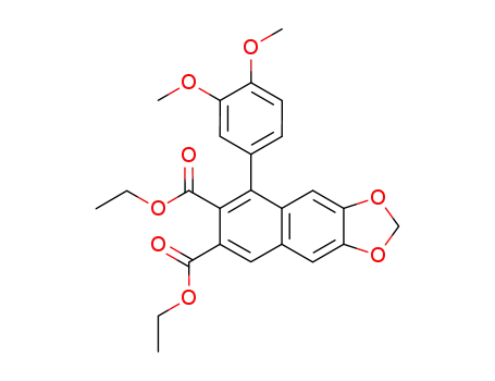 diethyl 6,7-methylenedioxy-1-(3,4-dimethoxyphenyl)naphthalene-2,3-dicarboxylate