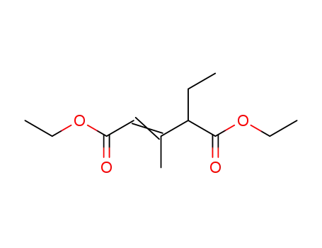 Molecular Structure of 857819-83-1 (4-ethyl-3-methyl-pentenedioic acid diethyl ester)