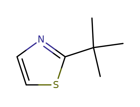 Molecular Structure of 13623-12-6 (2-(1,1-Dimethylethyl)thiazole)
