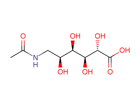 Molecular Structure of 1402229-06-4 (6-acetamidogulonic acid)