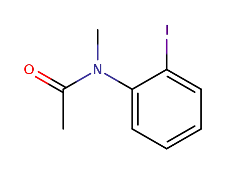 Molecular Structure of 90585-26-5 (Acetamide, N-(2-iodophenyl)-N-methyl-)