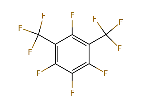 Molecular Structure of 319-82-4 (TETRAFLUORO-1,3-BIS(TRIFLUOROMETHYL)BENZENE)