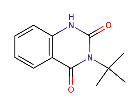 Molecular Structure of 1209-77-4 (3-tert-butyl-1,2,3,4-tetrahydroquinazoline-2,4-dione)