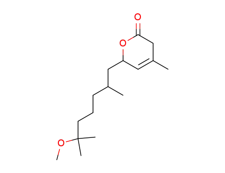 6-(6-methoxy-2,6-dimethyl-heptyl)-4-methyl-3,6-dihydropyran-2-one
