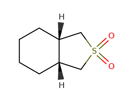 Molecular Structure of 66301-61-9 (cis-8-thiabicyclo<4.3.0>nonane 8,8-dioxide)