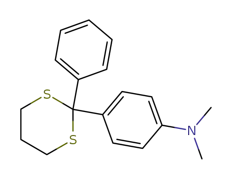 Benzenamine, N,N-dimethyl-4-(2-phenyl-1,3-dithian-2-yl)-