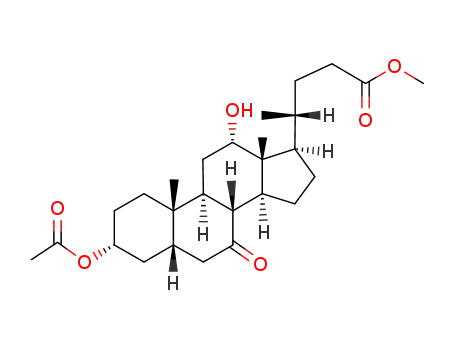 methyl 3α-acetyloxy-7-oxo-12α-hydroxy-5β-cholan-24-oate