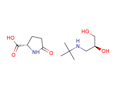 (2S)-5-oxopyrrolidine-2-carboxylic acid; (2S)-3-(tert-butylamino)propane-1,2-diol