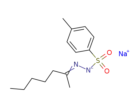 Molecular Structure of 127130-72-7 (2-Heptanone tosylhydrazone sodium salt)