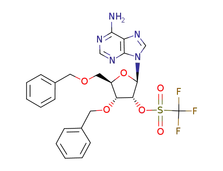 9-(3,5-Di-O-benzyl-2-O-triflyl-β-D-ribofuranosyl)adenine