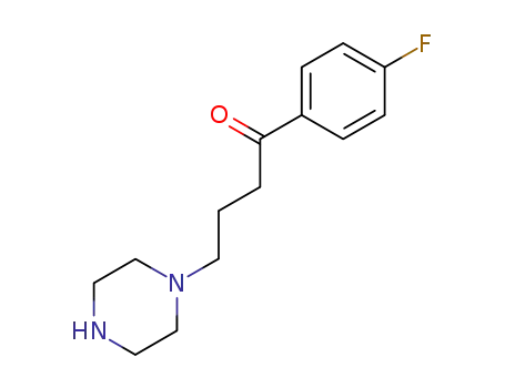 Molecular Structure of 2560-31-8 (1-(4-FLUORO-PHENYL)-4-PIPERAZIN-1-YL-BUTAN-1-ONE)